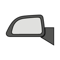 Manual wing mirror